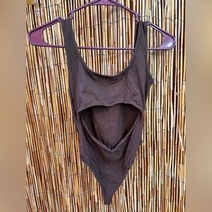 La Hearts Chocolate Brown Top